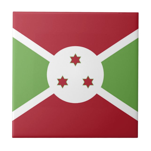 Azulejo Bandera de Burundi (Frente)