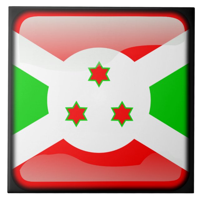 Azulejo Bandera de Burundi (Frente)