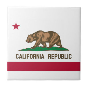 Azulejo Bandera de California