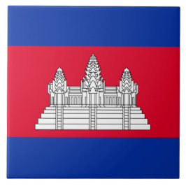 Azulejo Bandera de Camboya