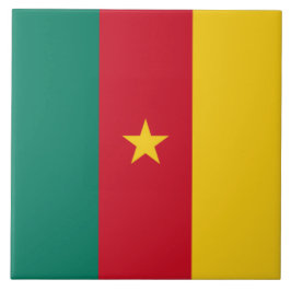 Azulejo Bandera de Camerún