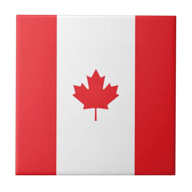 Azulejo Bandera de Canadá (Frente)