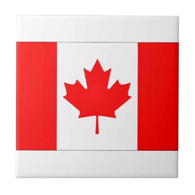 Azulejo Bandera de Canadá (Frente)