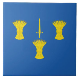 Azulejo Bandera de Cheshire (condado del Reino Unido) Tile