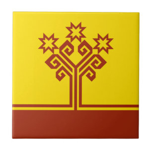 Azulejo Bandera de Chuvasia
