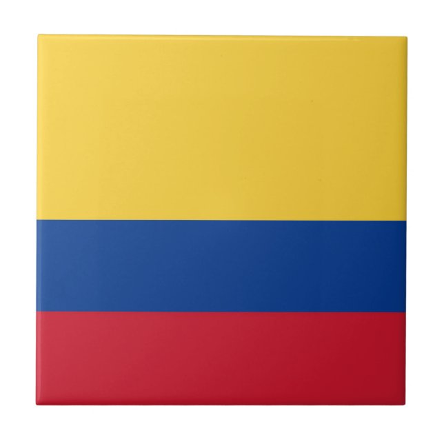 Azulejo Bandera de Colombia (Frente)