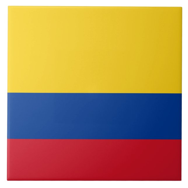 Azulejo Bandera de Colombia - Bandera De Colombia (Frente)