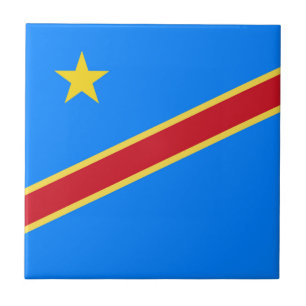 Azulejo bandera de Congo