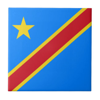 Azulejo Bandera de Congo Kinshasa