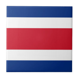 Azulejo Bandera de Costa Rica