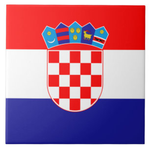 Azulejo Bandera de Croacia