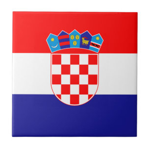 Azulejo Bandera de Croacia