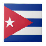 Azulejo Bandera de Cuba<br><div class="desc">Bandera de Cuba elementos patrióticos.</div>