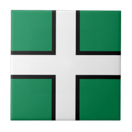 Azulejo Bandera de Devon (condado del Reino Unido)