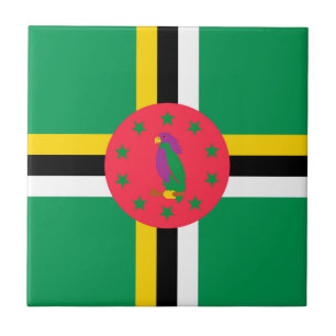 Azulejo Bandera de Dominica