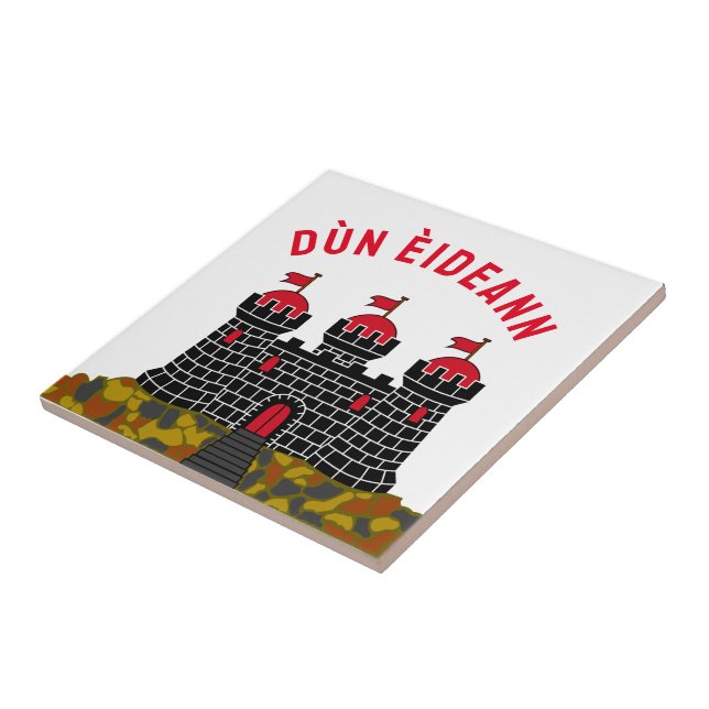 Azulejo Bandera de Edimburgo - ESCOCIA (Lado)