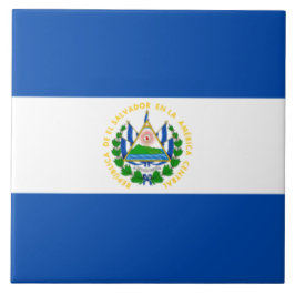 Azulejo Bandera de El Salvador