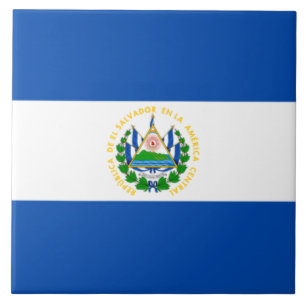 Azulejo Bandera de El Salvador