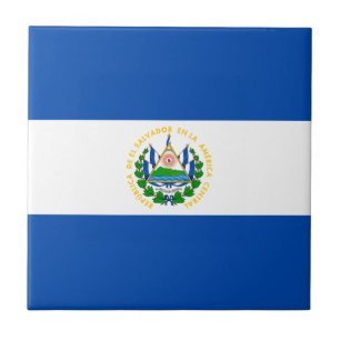 Azulejo Bandera de El Salvador