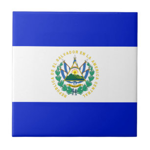 Azulejo Bandera de El Salvador