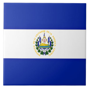 Azulejo Bandera de El Salvador