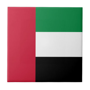 Azulejo Bandera de Emiratos Árabes Unidos