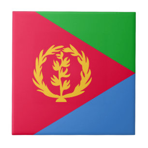 Azulejo Bandera de Eritrea