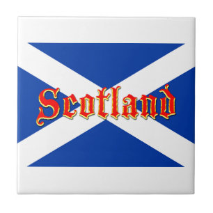 Azulejo Bandera de Escocia Saltire - Imagen de alta calida