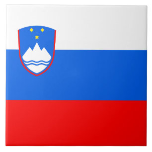 Azulejo Bandera de Eslovenia