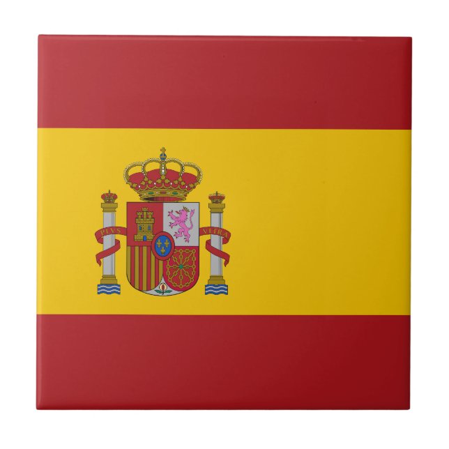 Azulejo Bandera de España (Frente)