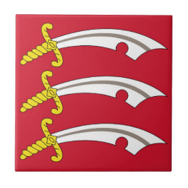 Azulejo Bandera de Essex (condado del Reino Unido)