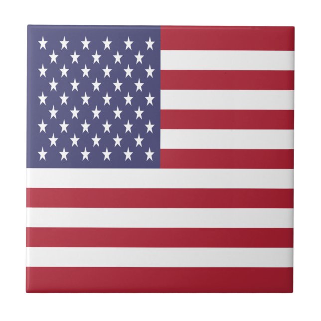 Azulejo Bandera de Estados Unidos (Frente)