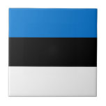 Azulejo Bandera de Estonia<br><div class="desc">Bandera patriótica de Estonia.</div>
