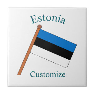 Azulejo Bandera de Estonia Thunder_Cove