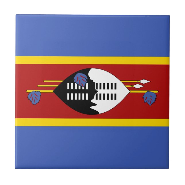 Azulejo Bandera de Eswatini (Frente)