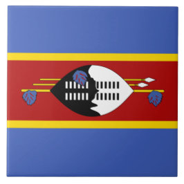 Azulejo Bandera de Eswatini (Swazilandia)