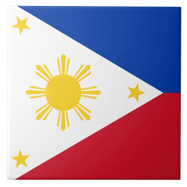 Azulejo Bandera de Filipinas (Frente)