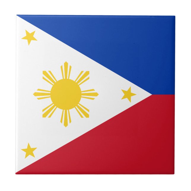 Azulejo Bandera de Filipinas (Frente)