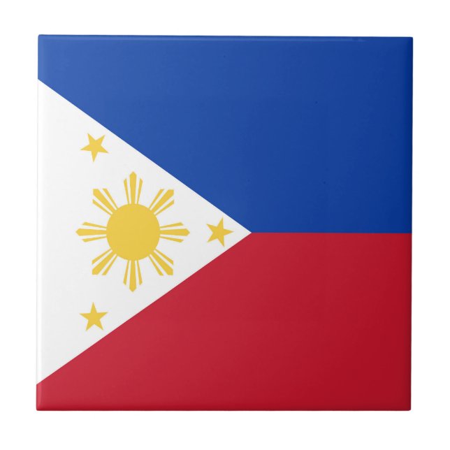 Azulejo Bandera de Filipinas (Frente)