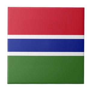 Azulejo Bandera de Gambia