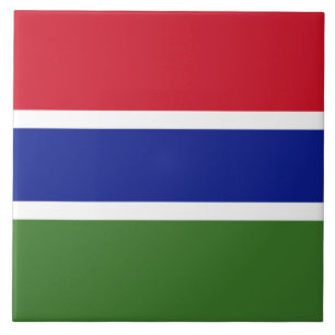 Azulejo Bandera de Gambia