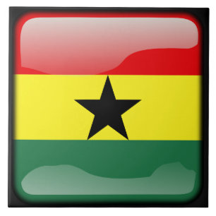 Azulejo Bandera de Ghana