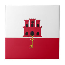 Azulejo Bandera de Gibraltar