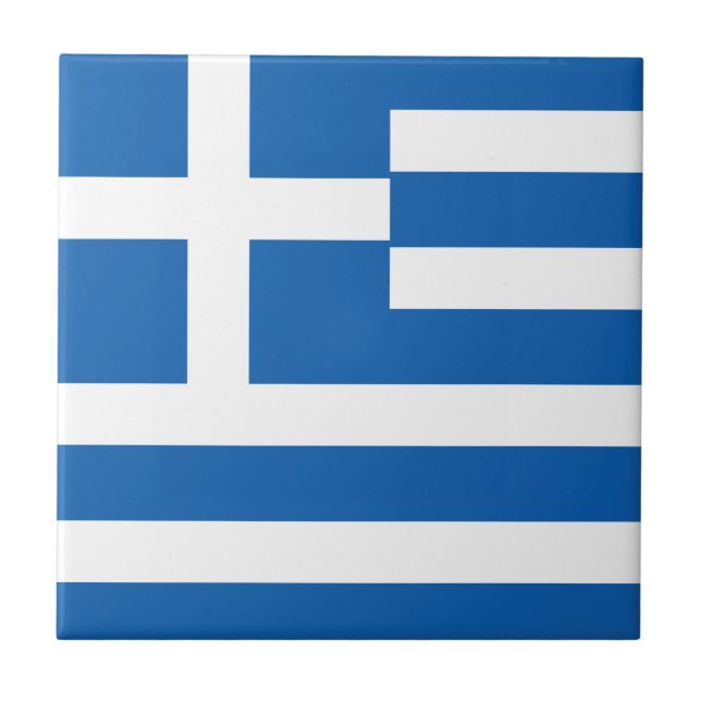 Azulejo Bandera de Grecia (Frente)
