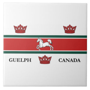 Azulejo Bandera de Guelph (Ontario, Canadá)