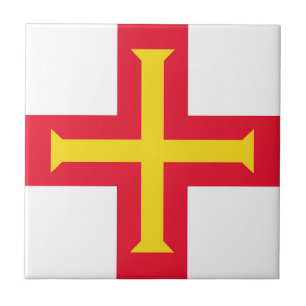 Azulejo Bandera de Guernsey
