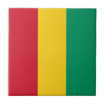 Azulejo Bandera de Guinea<br><div class="desc">¡Un regalo ideal para todos los patriotas de su país!</div>