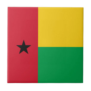 Azulejo Bandera de Guinea-Bissau