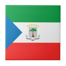 Azulejo Bandera de Guinea Ecuatorial