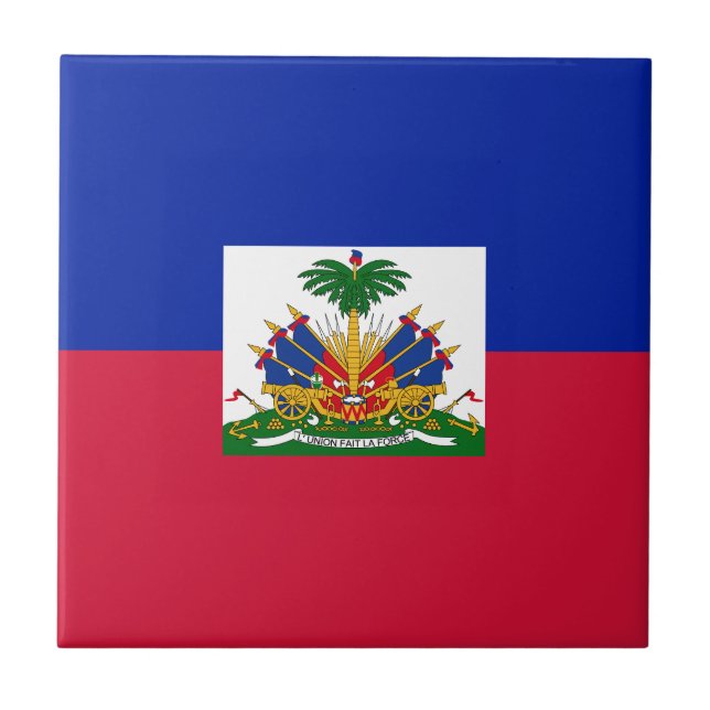 Azulejo Bandera de Haití (Frente)